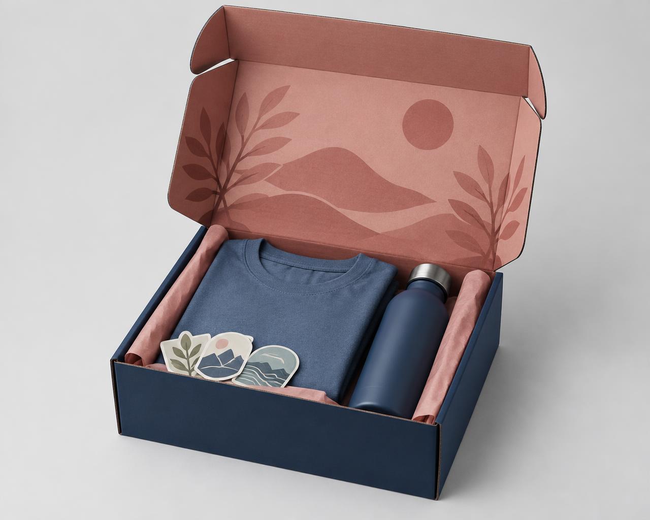 Custom printed mailer box